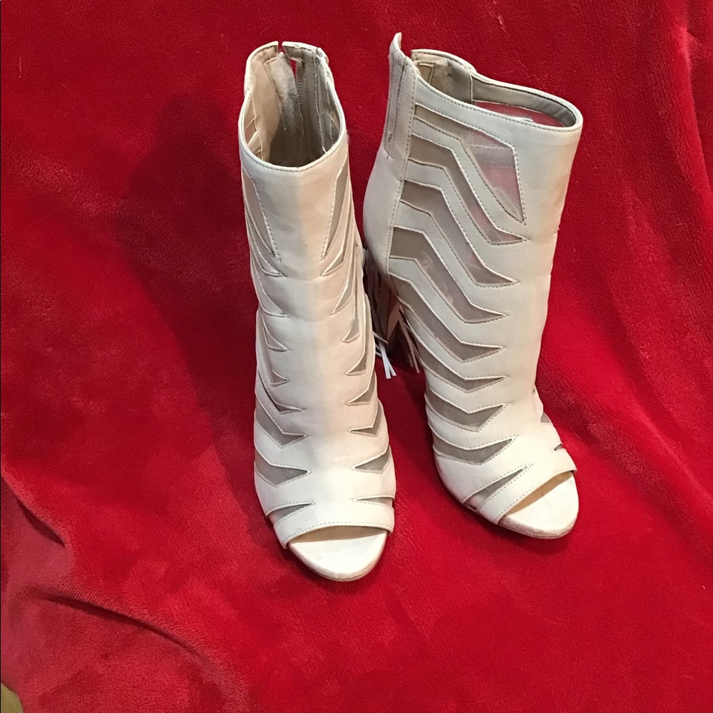 Guess Open Toe Shoe Style Boots With Zipper - image 1